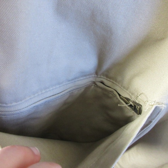 Duluth Trading Men's Canvas Presentation Blazer Jacket Workwear Khaki Tan L 1366 - Picture 10 of 16